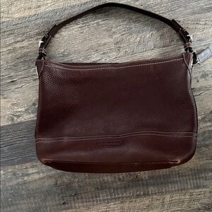 Coach Brown Leather Tote Bag